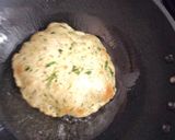 A picture of step 2 of Palak Puri.