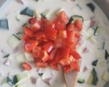 Une image de l'étape 4 de 🍴Cake poivron, courgettes, jambon !! 🍴.