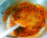 A picture of step 5 of South indian style ridge gourd chutney.
