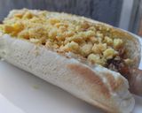 Foto del paso 7 de la receta: Perritos🧀calientes🍍a mi estilo🥯🌭