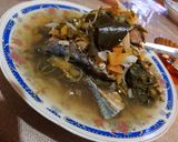 Foto langkah ke 5 dari resep Daun singkong dan ikan peda kukus.