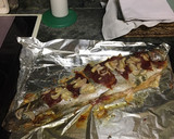 Foto del paso 3 de la receta: Trucha al horno con chalotas y jamón