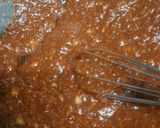 A picture of step 4 of Oats banana cocoa pudding jar.