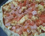 Foto del paso 6 de la receta: Tarta básica de jamón, queso y tomate