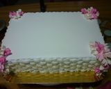 Foto del paso 5 de la receta: Torta decorada canasta con flores