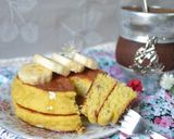 Foto del paso 4 de la receta: Pancakes de banana y harina de arroz🥞