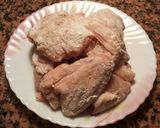 Foto del paso 3 de la receta: Cazuela de pollo con patatas, en salsa de berenjenas y okra