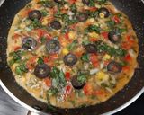 A picture of step 4 of Egg Pizza.