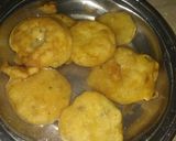 A picture of step 3 of Namkeen dahi bary.