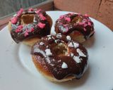 Foto del paso 11 de la receta: Donuts🍩 con masa de bizcocho caseros🍩🍫🍯