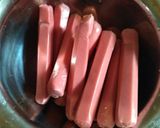 Foto langkah ke 3 dari resep Kentang panggang topping sosis bayam.