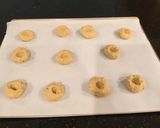 A picture of step 4 of Peanut Butter Shortbread Cookies with Creamy Chocolate Centers.