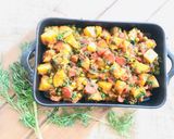 A picture of step 6 of Mixed Sabzi.