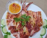Hình bước làm 4 của món Mực ống nướng mọi