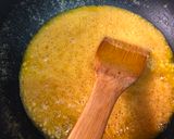 A picture of step 3 of Mung dal Halwa.