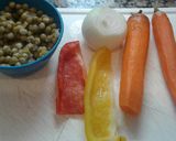 Foto del paso 1 de la receta: Canastitas de zanahorias y arvejas