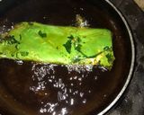 A picture of step 5 of Arvi leaf.