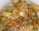 A picture of step 4 of Chips, plantain with chicken pepper soup.