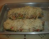 Foto del paso 15 de la receta Calabacines rellenos de champiñones y jamón