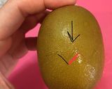 日本話題！！20秒完成！！鋸齒造型奇異果的食譜步驟2照片