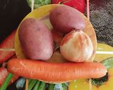 Tejfölös krumplileves 🥔🧅🥕 recept fázis 1 fotója