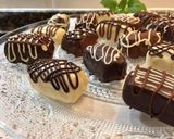 Foto del paso 14 de la receta Bombones de mazapán, rellenos de fruta escarchada