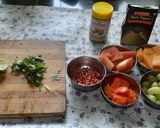 A picture of step 1 of Mix fruits salad.