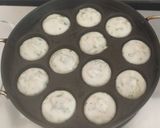A picture of step 3 of Appe from Idli batter.