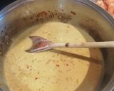 A picture of step 7 of Thai style salmon chowder.