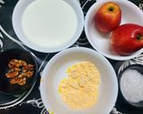 A picture of step 1 of No-Bake Apple Custard Pudding.