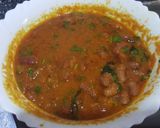 A picture of step 4 of RAJMA(red kidney beans curry).