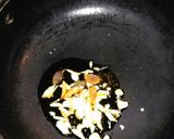 A picture of step 1 of Rice kheer.