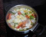 Foto del paso 1 de la receta: Potaje de garbanzos con carne de cochino y espinacas