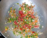 A picture of step 1 of Upma.
