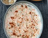 A picture of step 6 of Gajar Muli ka Raita.