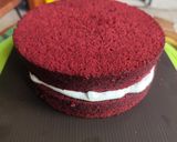 Foto langkah ke 7 dari resep Cake Red Velvet Gluten Free.