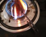 A picture of step 2 of Black pav bhaji.