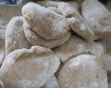 A picture of step 2 of Wheat Flour Masala Puri.