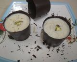 A picture of step 9 of Payasam chocolate cups.