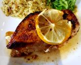 A picture of step 5 of Lemony Brown Butter Chicken.