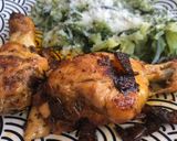 Foto del paso 5 de la receta: Muslos de pollo con espaguetis de calabacín