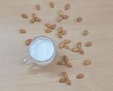A picture of step 5 of Almond Milk (how to make at home).