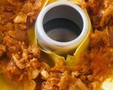 A picture of step 12 of Lasagna Ring Cake.