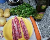 Foto del paso 1 de la receta Costellón con cilantro