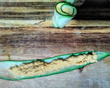 Foto del paso 9 de la receta: Rulos de calabacín con crema de zanahoria/hummus de garbanzo