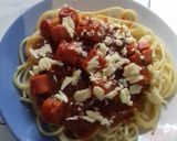 Foto langkah ke 5 dari resep spageti la fonte sosis.