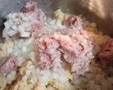 A picture of step 2 of Cream of Mushroom Cornbread with Sausage.