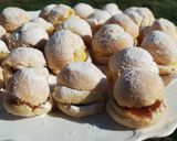 Foto del paso 5 de la receta: Profiteroles con Dulce de leche y Crema pastelera