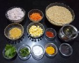 A picture of step 3 of Corn & veg Dalia (broken wheat).