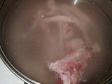 Zapallito revuelto c/pollo y tirabuzón